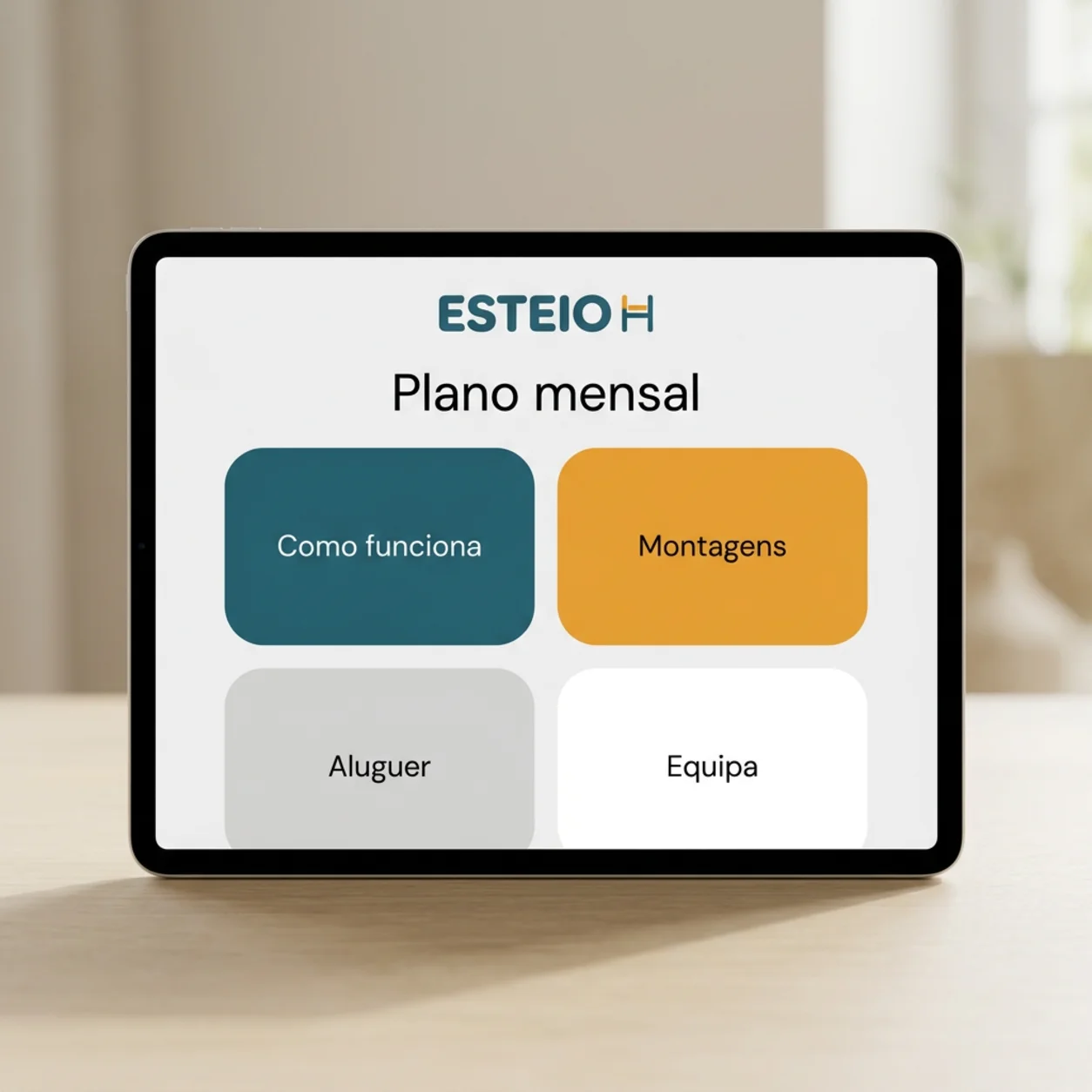 Plano mensal de publicações de uma empresa de ajudas técnicas Plano mensal de publicações de uma empresa de ajudas técnicas