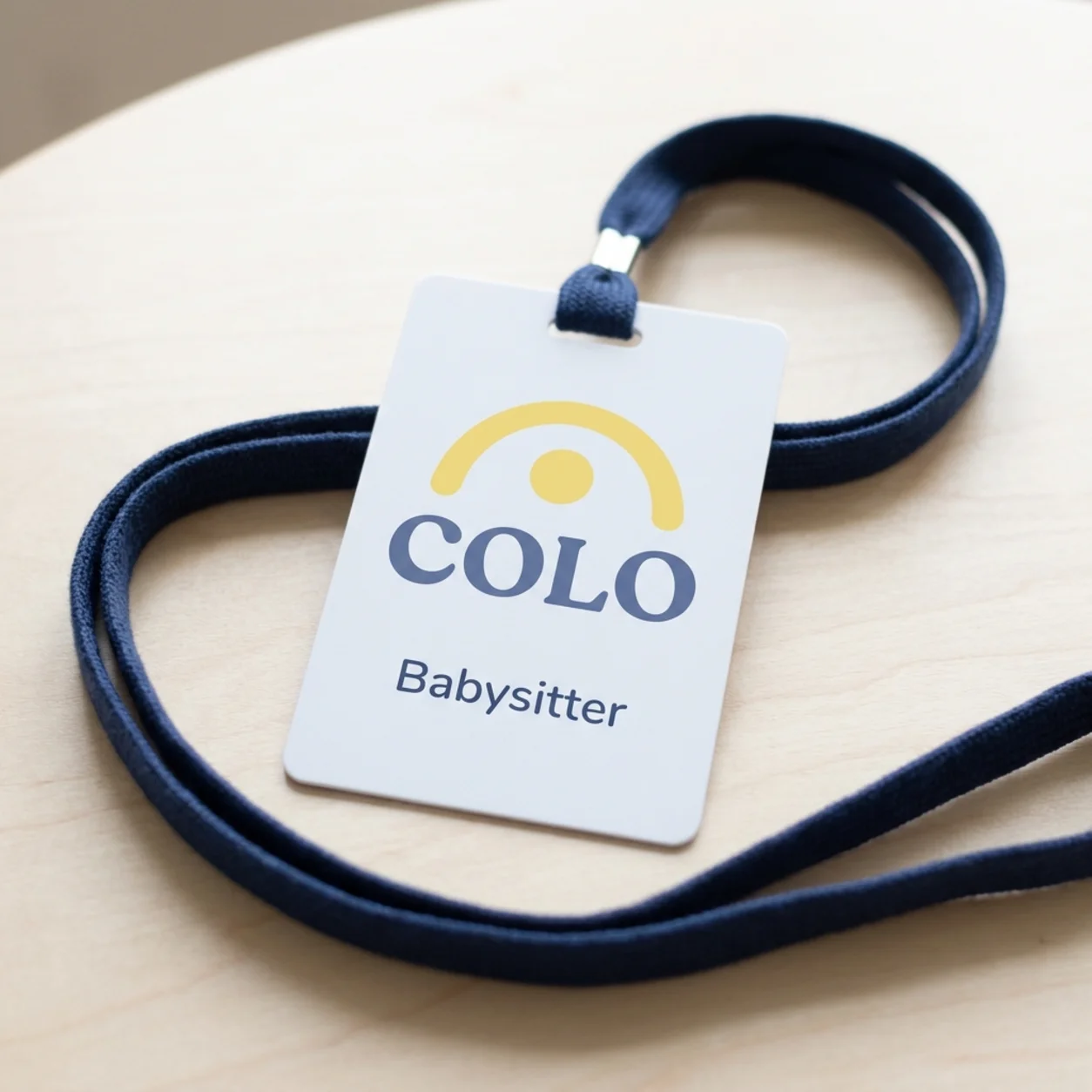 Criação de logótipo para babysitting: o cartão de identificação da babysitter Criação de logótipo para babysitting: o cartão de identificação da babysitter