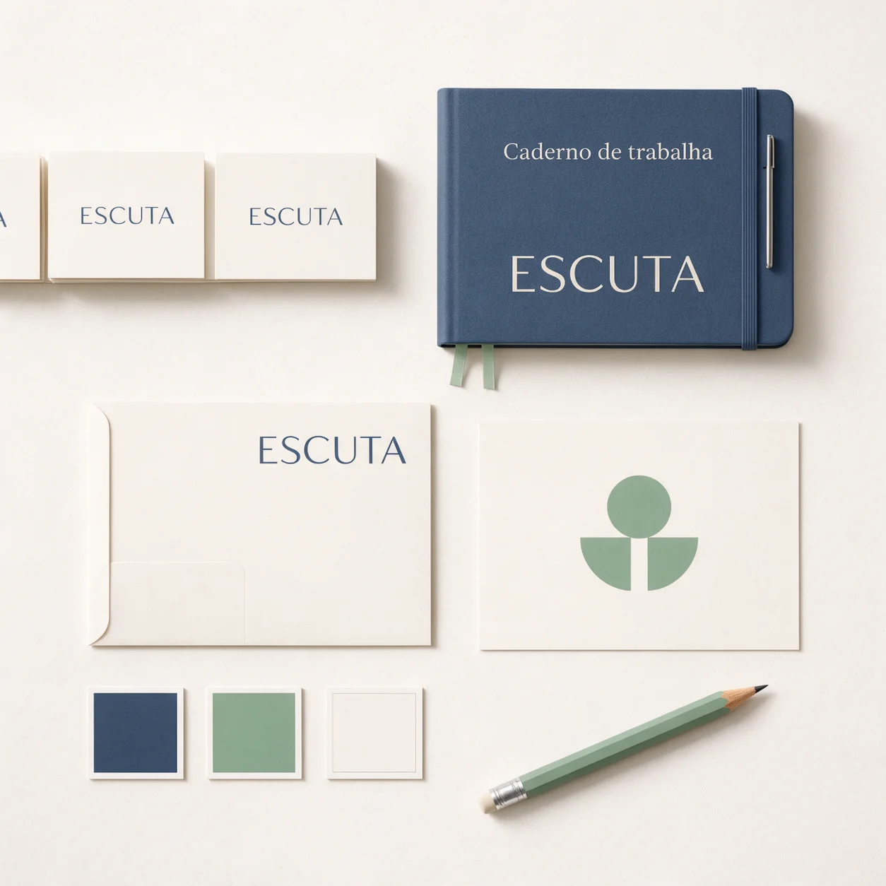 Kit de identidade visual de um coach