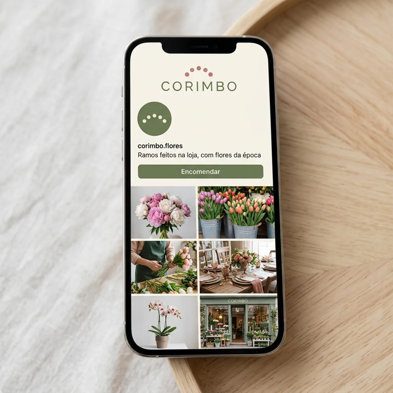 Gestão de redes sociais para floristas: o perfil no telemóvel Gestão de redes sociais para floristas: o perfil no telemóvel