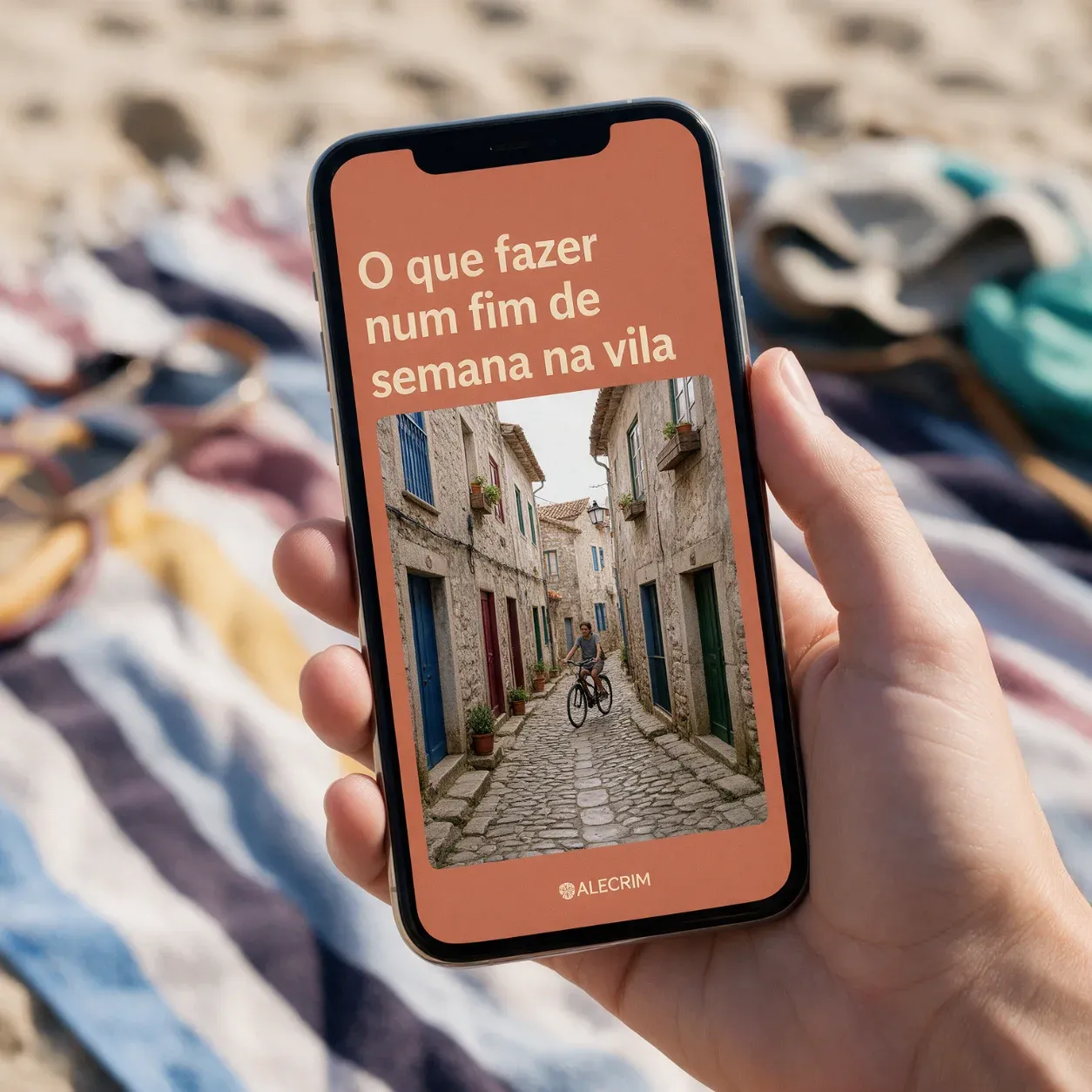 Publicação sobre o que fazer num fim de semana na vila