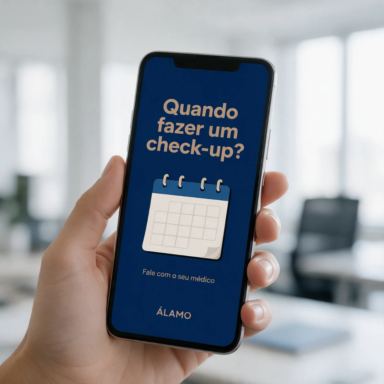 Publicação sobre quando fazer um check-up