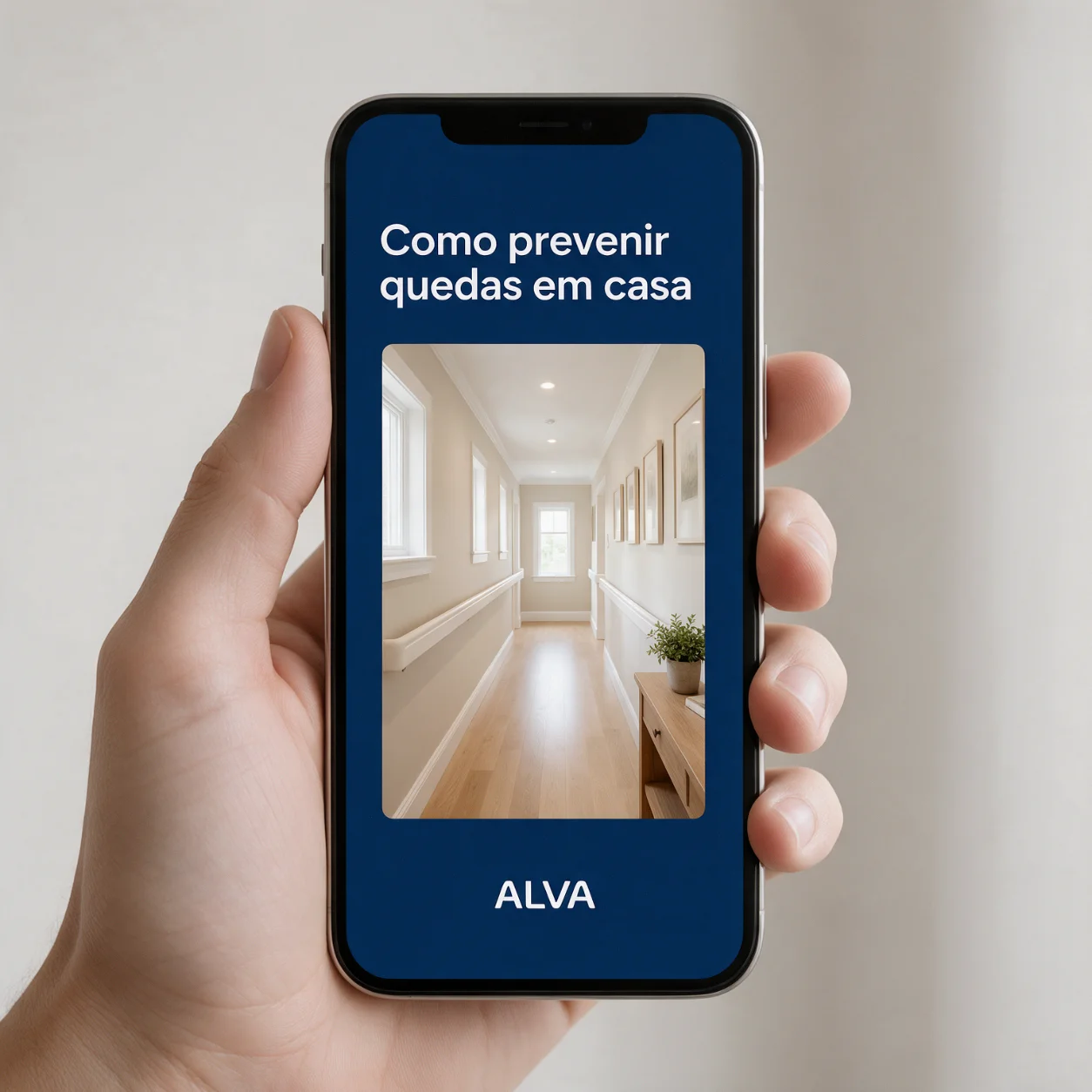 Publicação sobre como prevenir quedas em casa Publicação sobre como prevenir quedas em casa
