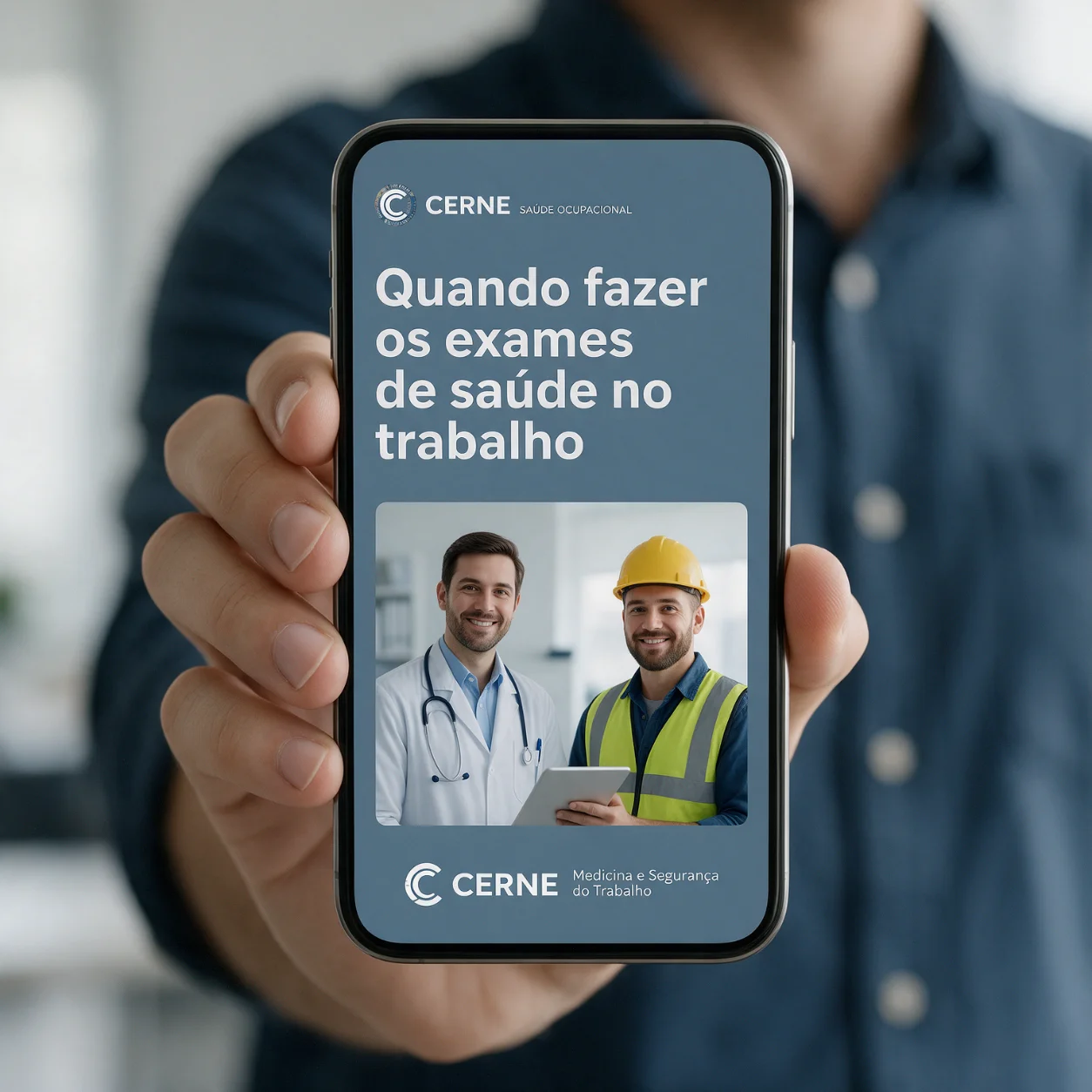 Publicação sobre quando fazer os exames de saúde no trabalho