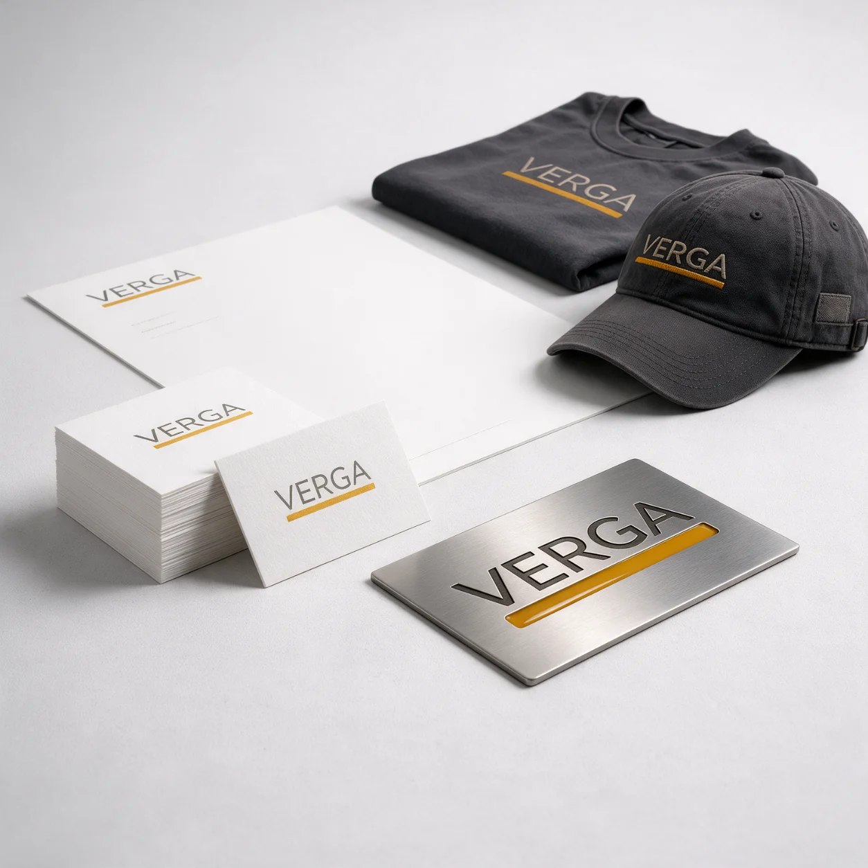 Kit de identidade visual de uma serralharia Kit de identidade visual de uma serralharia