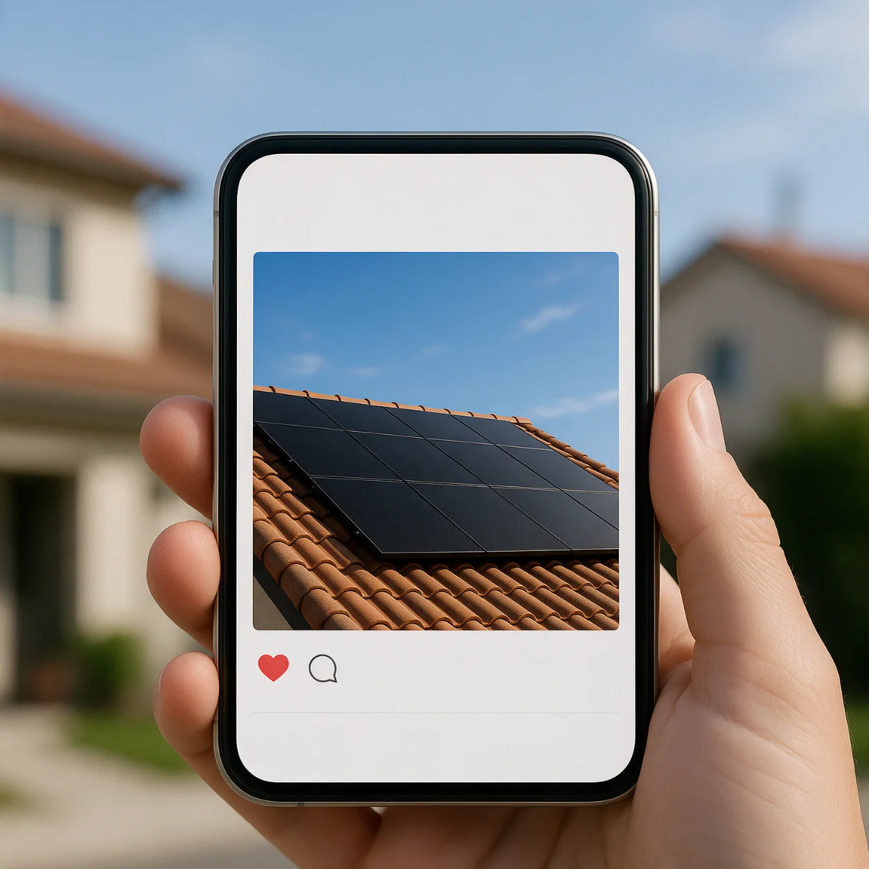 Publicação com uma instalação de painéis solares explicada
