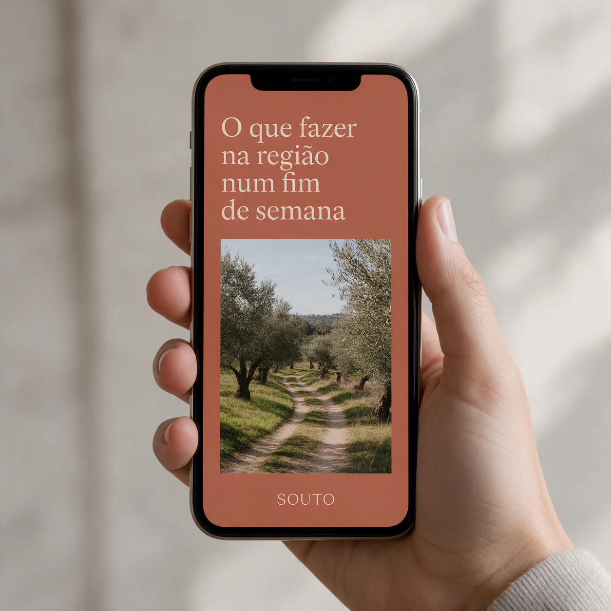 Publicação sobre o que fazer na região num fim de semana